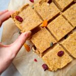 Homemade muesli bar